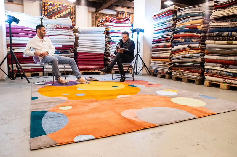 Designer Rug by Pascal Walter - Dots (312x255cm) - German Carpet Shop