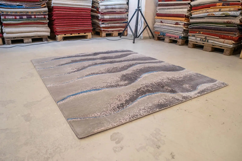 Designer Rug by Pascal Walter - Beach (154x183cm) - German Carpet Shop