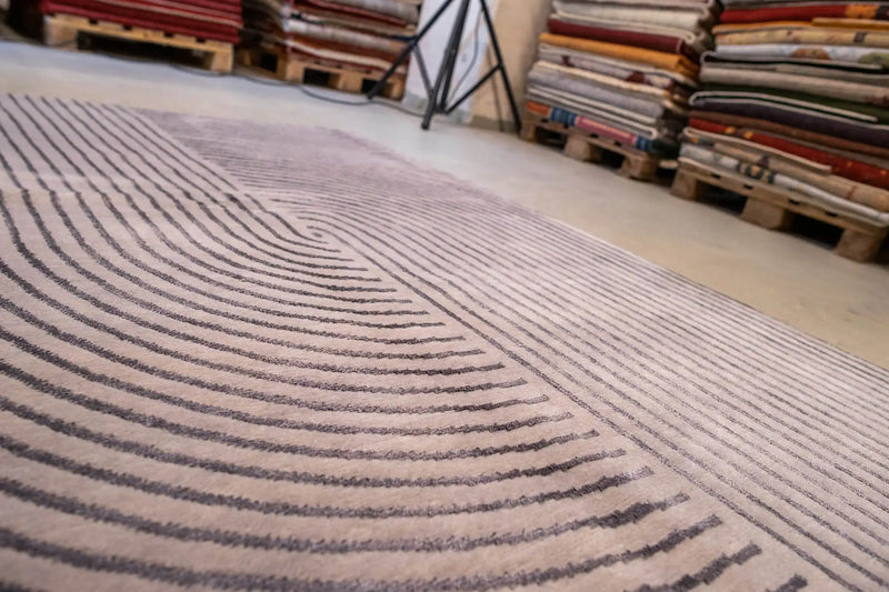 Designer Rug by Pascal Walter - Lines (209x152cm) - German Carpet Shop
