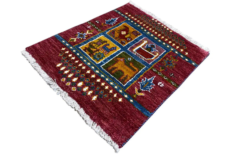 Gabbeh Lori Iran - (63x52cm) - German Carpet Shop
