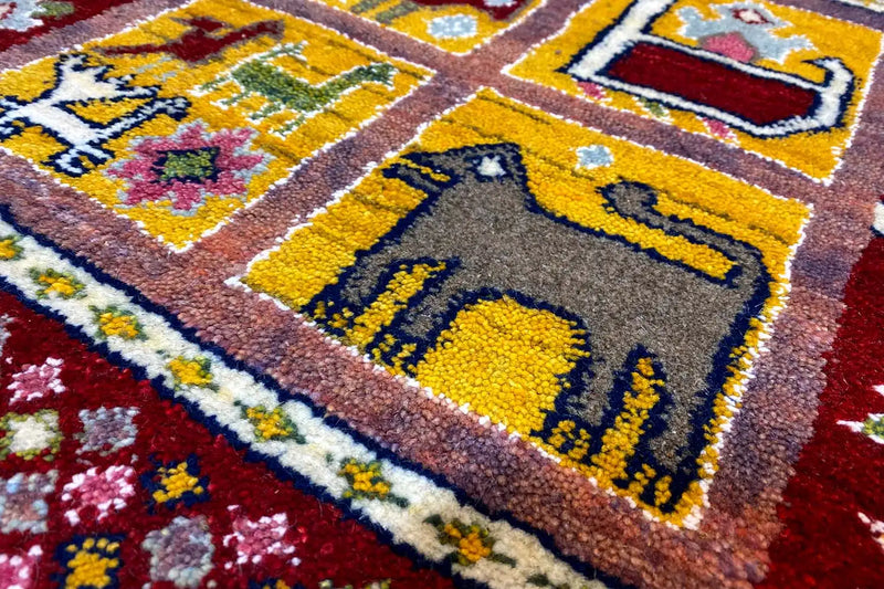 Gabbeh Lori Iran - (66x61cm) - German Carpet Shop