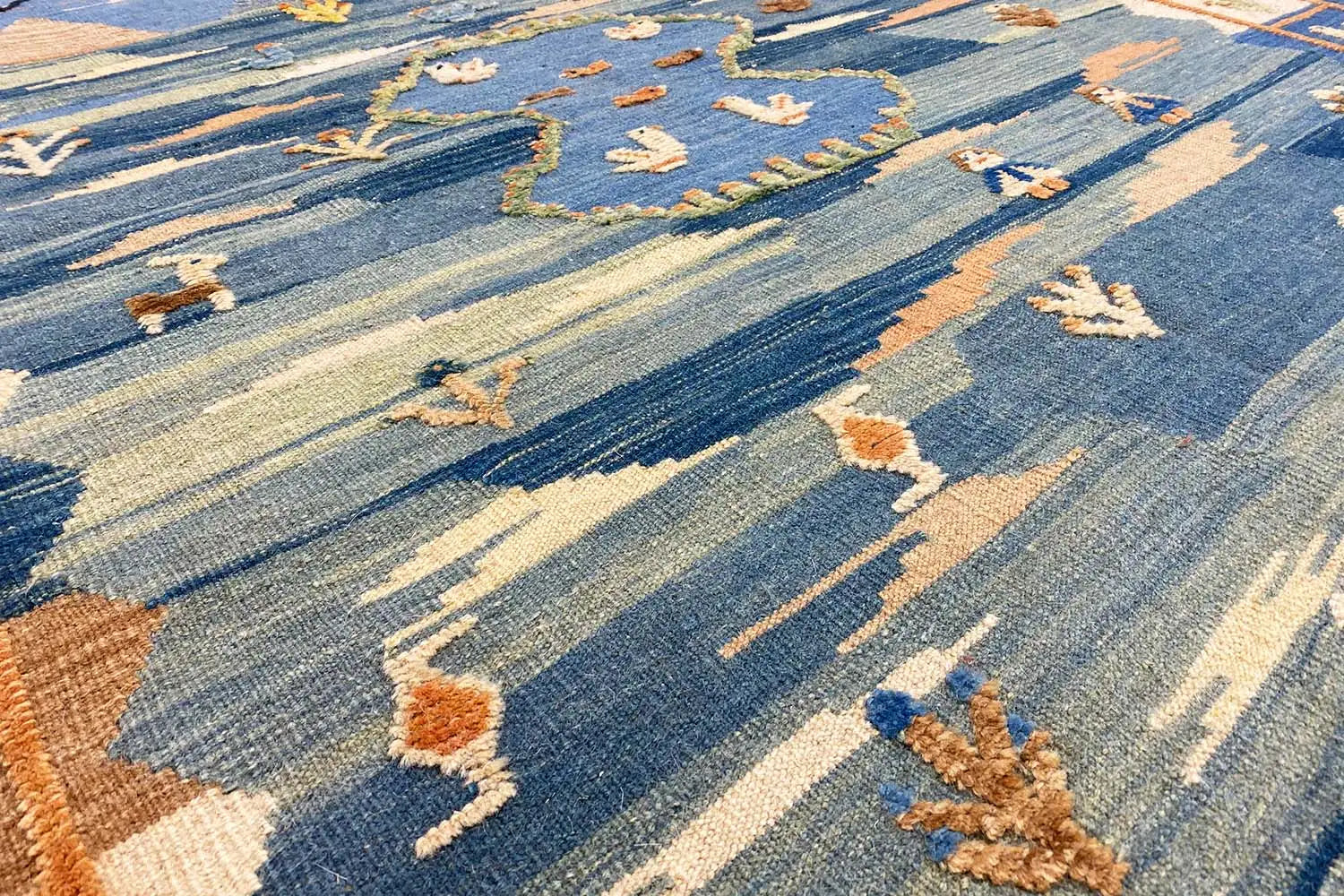  Kilim Qashqai  - 605611 (210x154 cm) - Premium Kelim from German Carpet Shop - Just €485! Shop now at German Carpet Shop