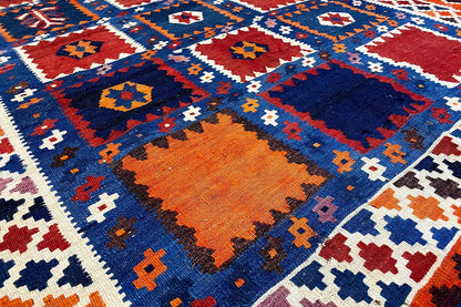  Kilim Qashqai  - (276x156 cm) - Premium Kelim from German Carpet Shop - Just €389! Shop now at German Carpet Shop