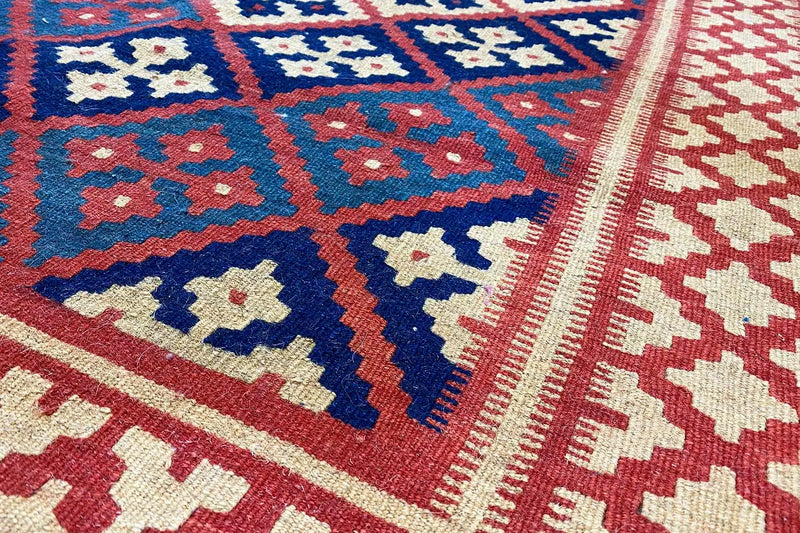 Kilim Qashqai  - 301882 (185x123cm) - German Carpet Shop
