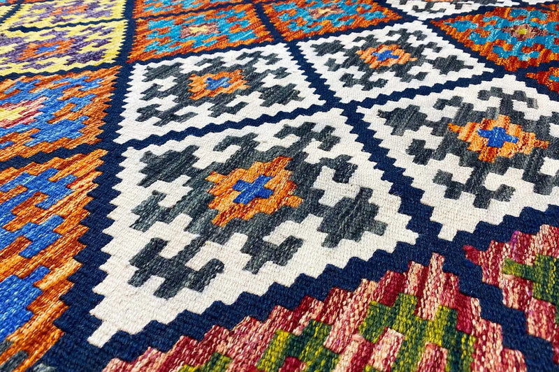 Kelim Afghan - (202x152cm) - German Carpet Shop