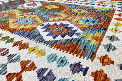 Kelim Afghan - (200x148cm) - German Carpet Shop