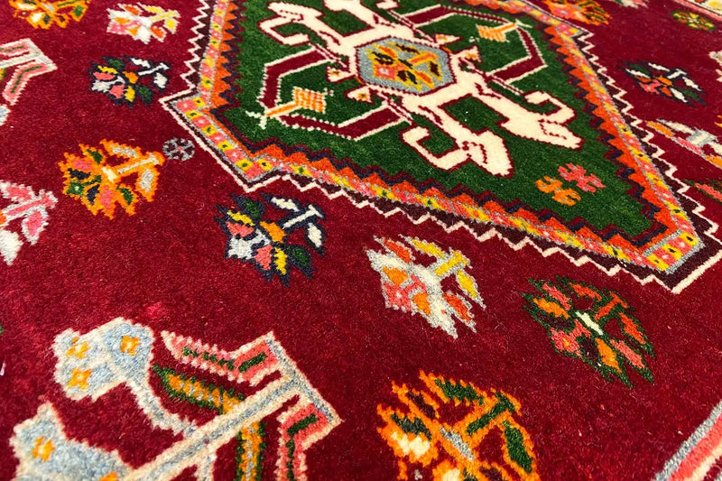 Poshti - Qashqai (62x57cm) - German Carpet Shop