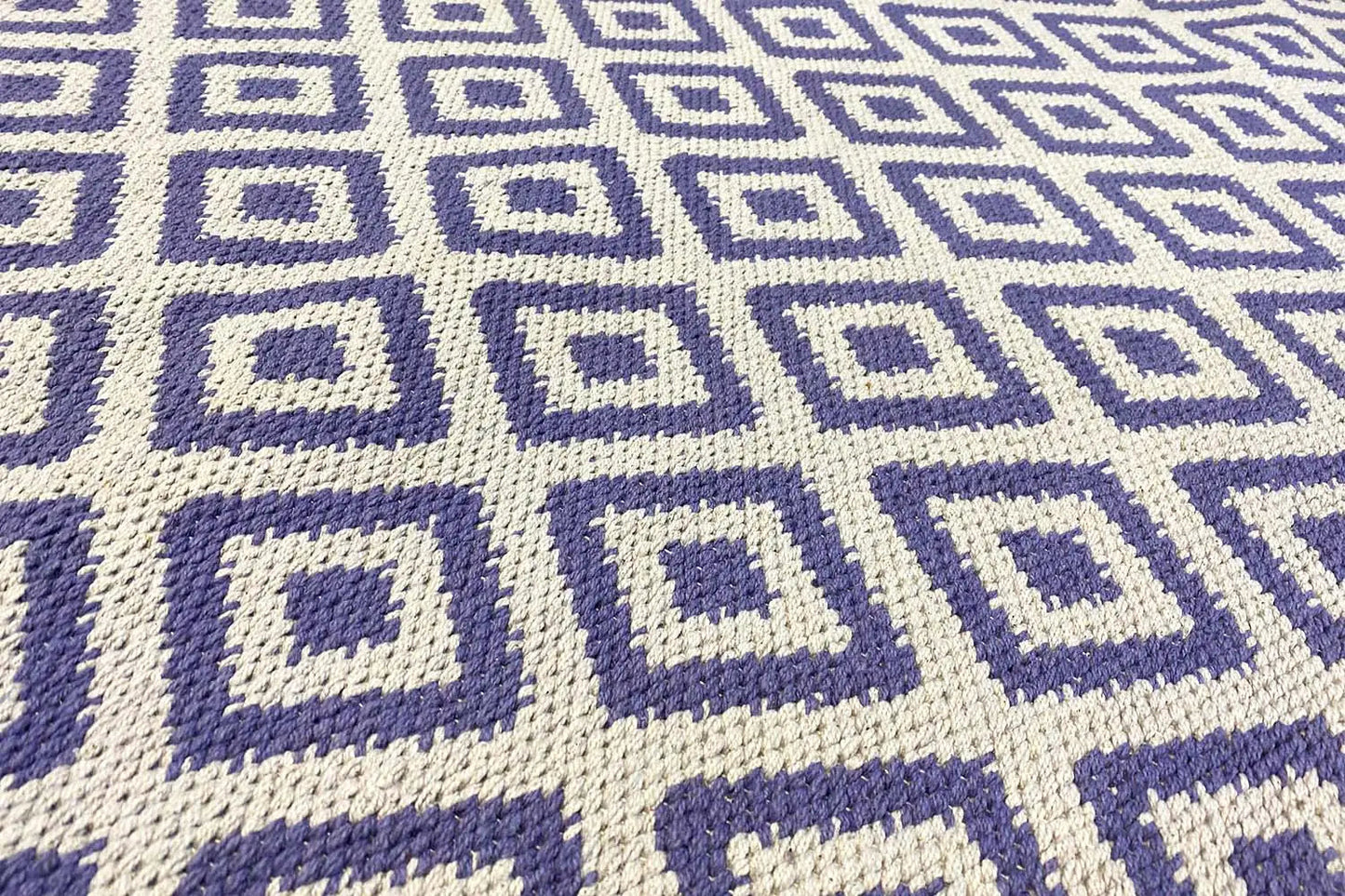 Moderner Kelim - Samak 04 Violet - German Carpet Shop