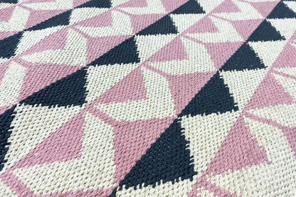 Moderne Kelim - Samak 05 Pink - German Carpet Shop