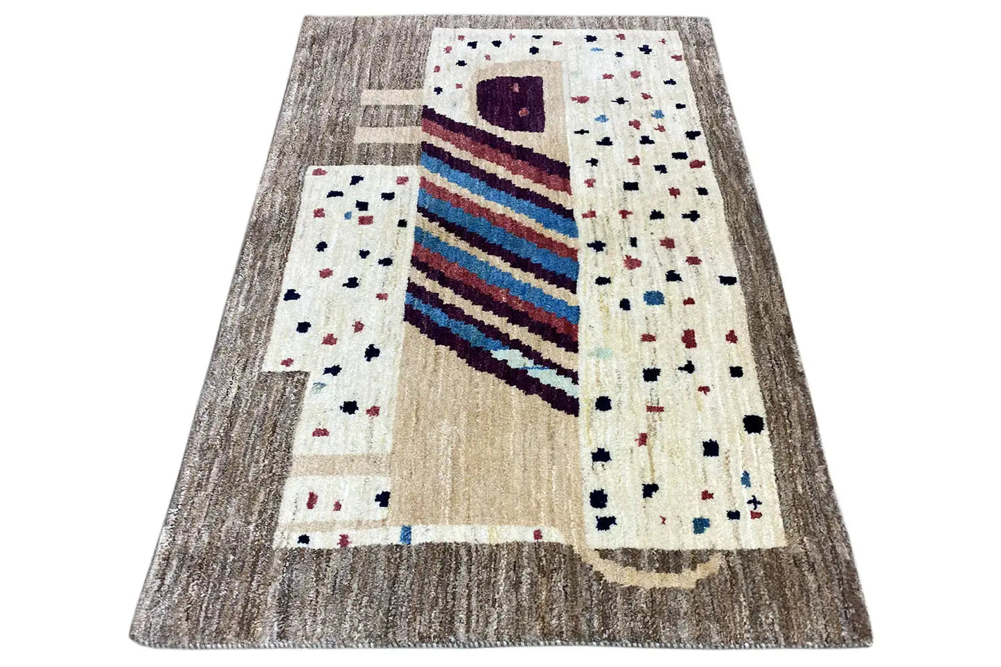 Löwen Gabbeh (121x83 cm) - German Carpet Shop