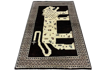Löwen Gabbeh (163x104cm) - German Carpet Shop