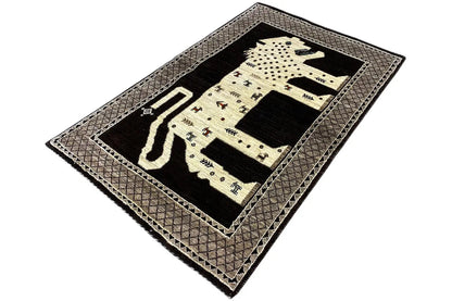 Löwen Gabbeh (163x104cm) - German Carpet Shop
