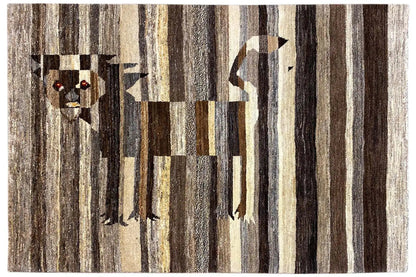 Löwen Gabbeh (174x120 cm) - German Carpet Shop
