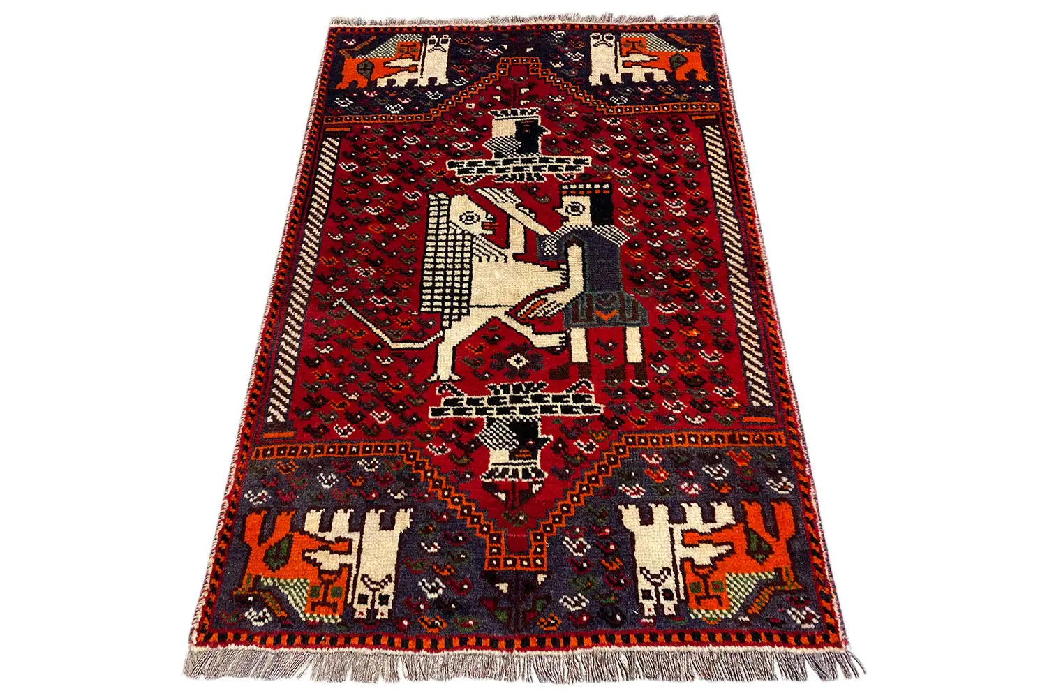 Shiraz Qashqai - (131x88cm) - German Carpet Shop