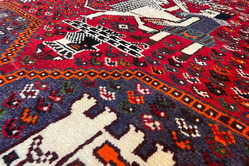 Shiraz Qashqai - (131x88cm) - German Carpet Shop