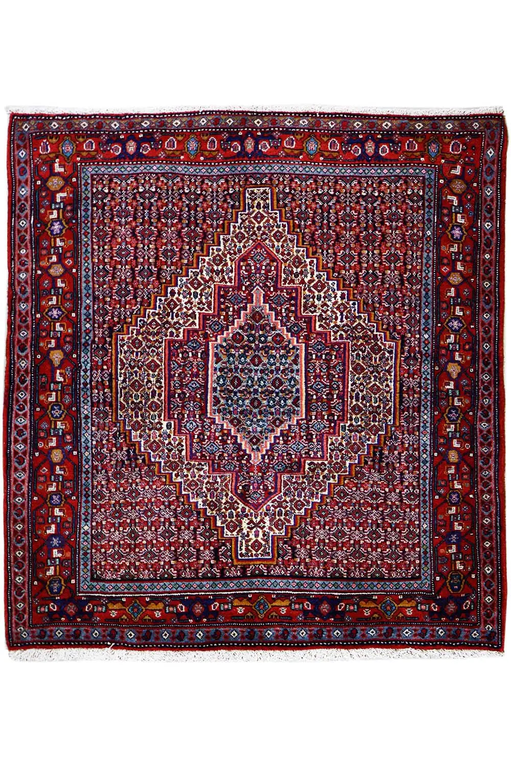  Hamadan Teppich - 8974957 (137x124cm) - Premium Teppich from German Carpet Shop - Just €310! Shop now at German Carpet Shop