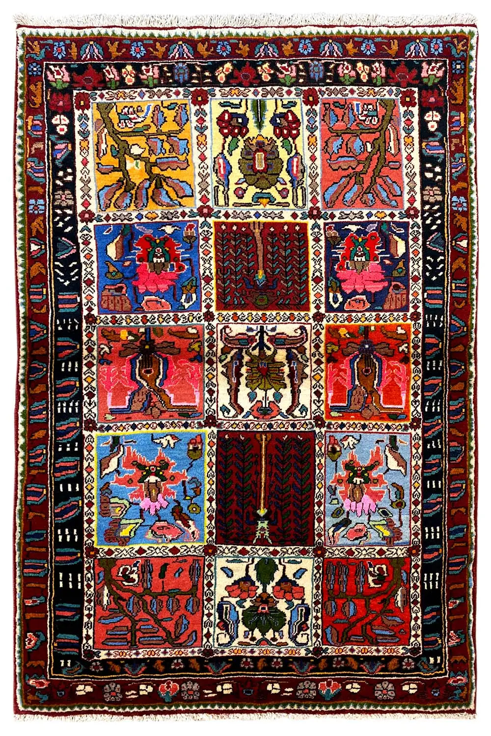 Bakhtiari - (145x105 cm) - German Carpet Shop