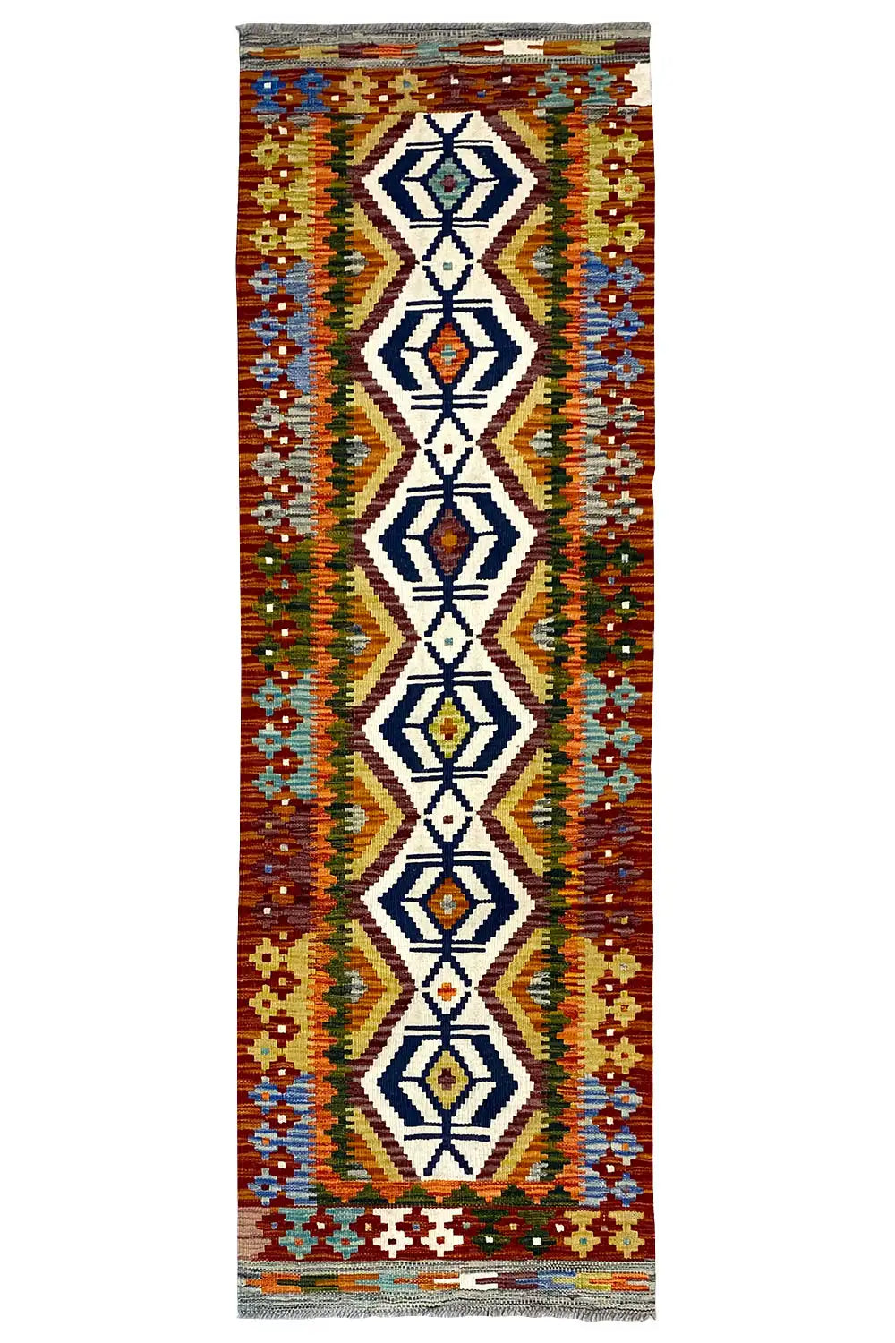 Kelim Afghan Läufer - (197x57cm) - German Carpet Shop