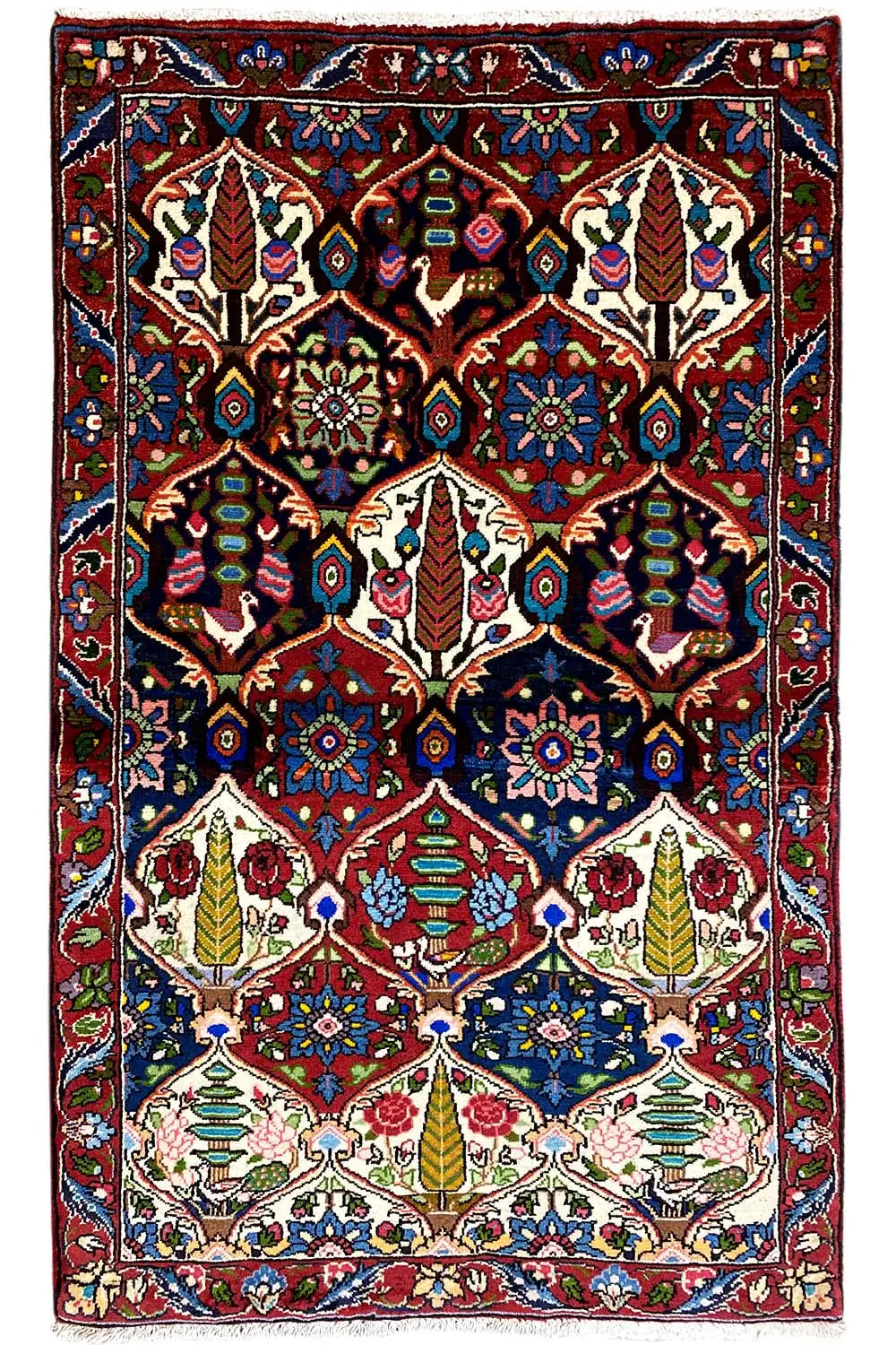 Bakhtiari Felder - (148x90cm) - German Carpet Shop