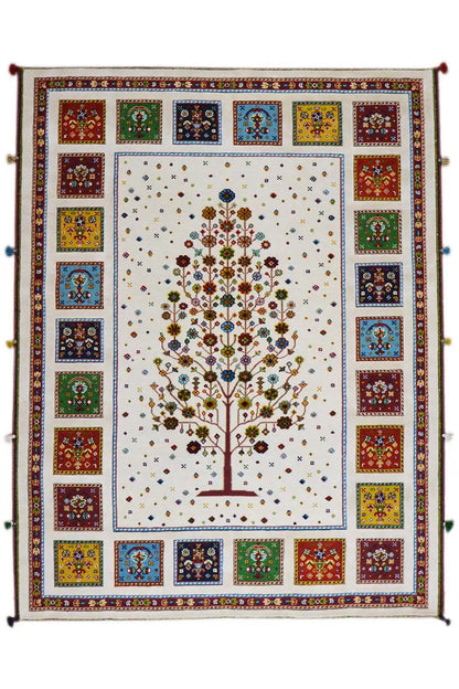 Soumakh Teppich - 91157 (193x143cm) - German Carpet Shop