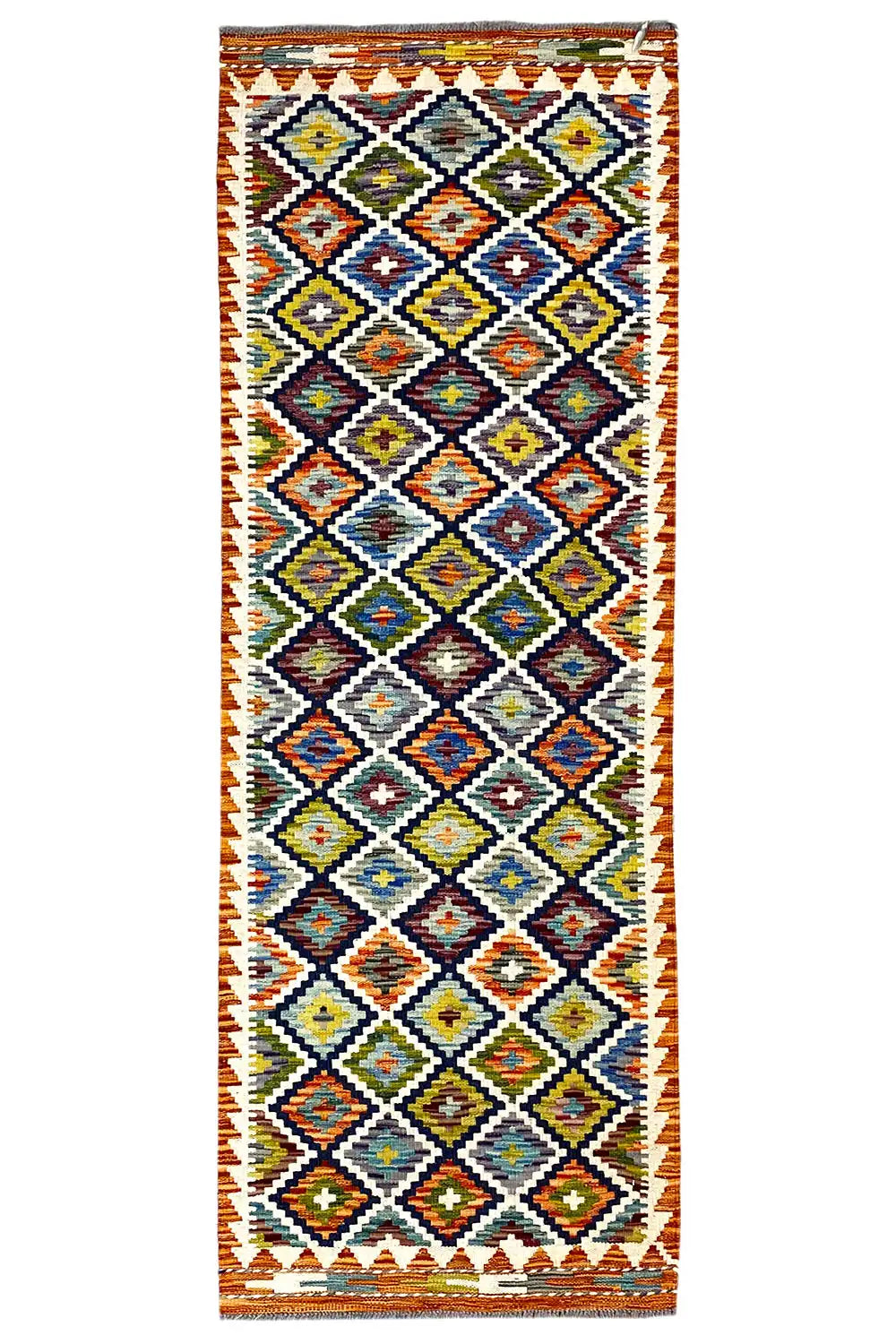 Kelim Afghan Läufer - (198x66 cm) - German Carpet Shop