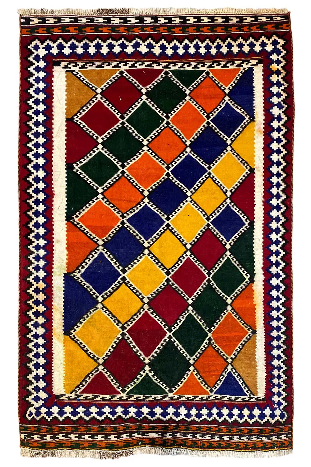 Kilim Qashqai  - 802414 (201x128cm) - German Carpet Shop