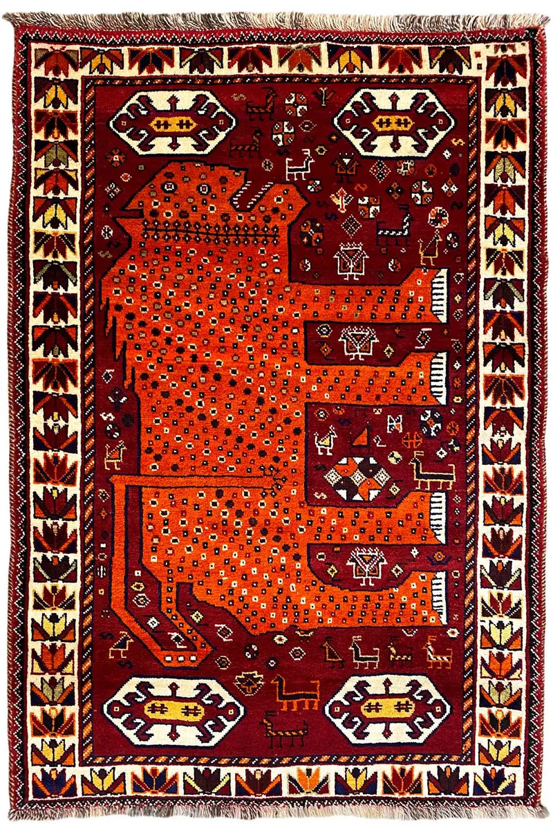 Löwen Gabbeh - 504297 - (198x115cm) - German Carpet Shop