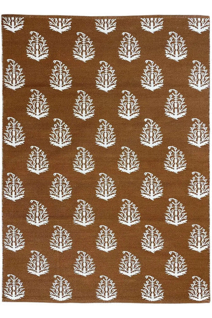 Moderne Kelim - Samak 06 Brown - German Carpet Shop