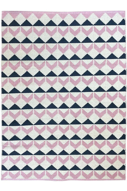 Moderne Kelim - Samak 05 Pink - German Carpet Shop