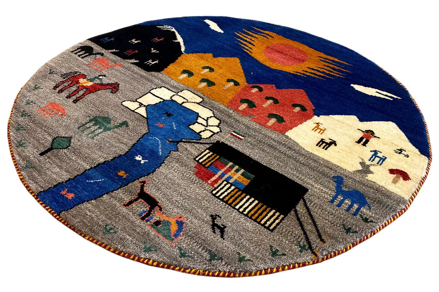 Gabbeh - (94x94cm) - German Carpet Shop