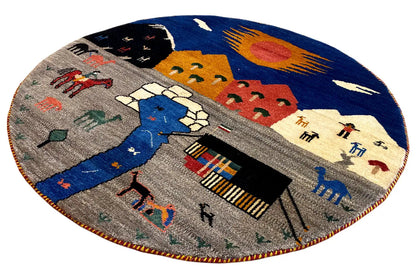 Gabbeh - (94x94cm) - German Carpet Shop