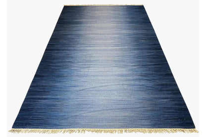 Blauer Moderne Kelim Dhurrie 160x230 cm - German Carpet Shop