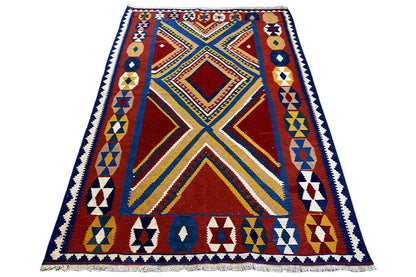  Kilim Qashqai  - 802411 (230x153 cm) - Premium Kelim from German Carpet Shop - Just €349! Shop now at German Carpet Shop