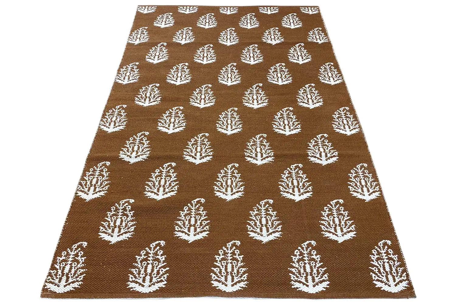 Moderne Kelim - Samak 06 Brown - German Carpet Shop