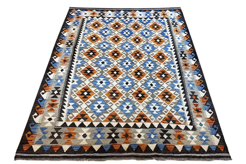 Kelim Afghan - (200x145cm) - German Carpet Shop