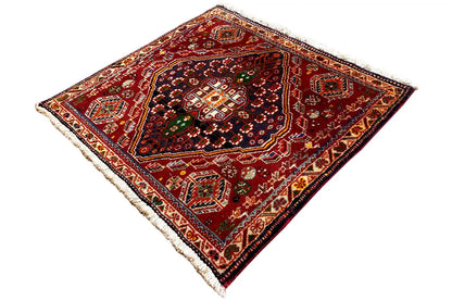 Poshti - Qashqai (64x62cm) - German Carpet Shop
