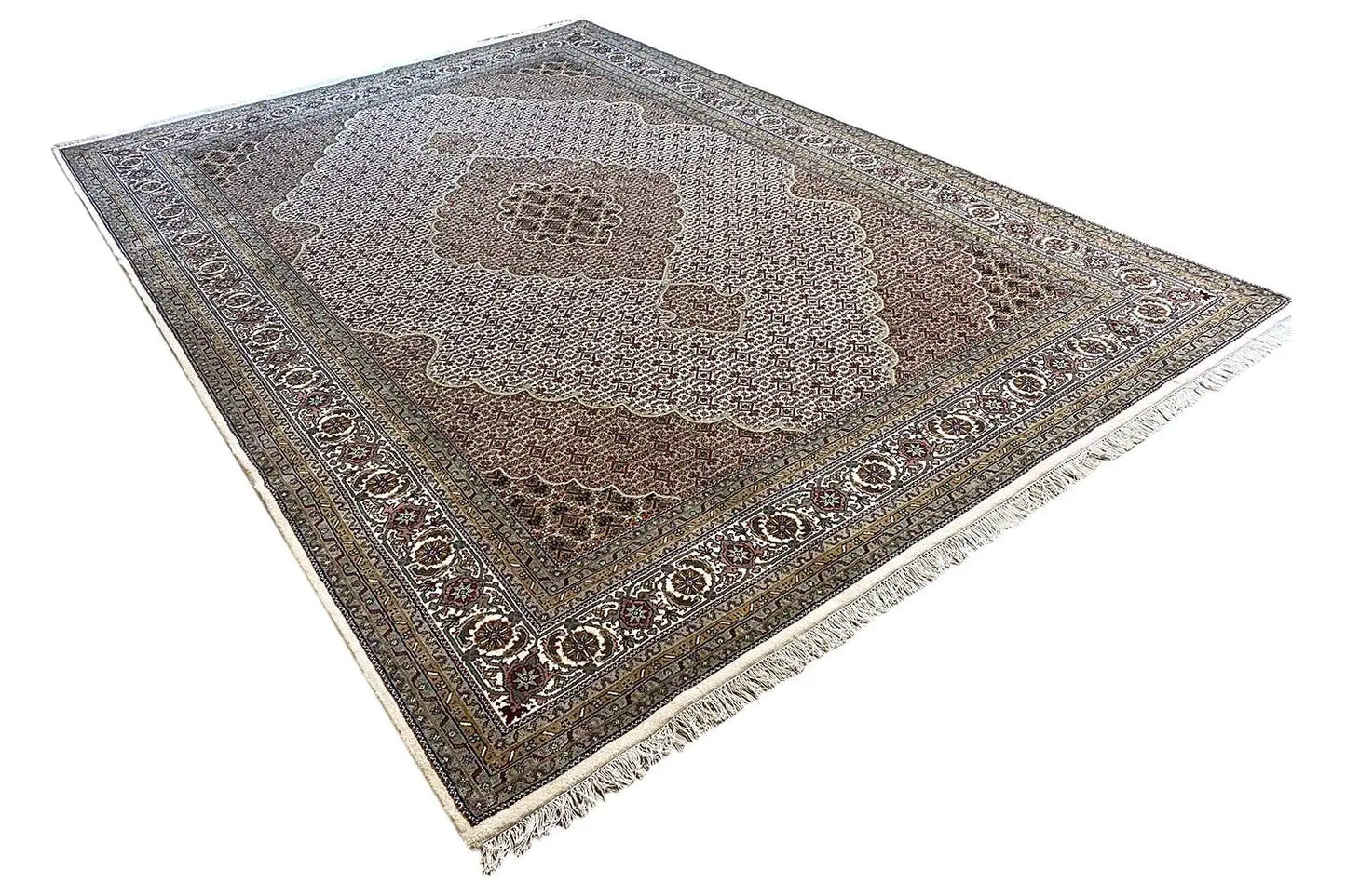Indo Täbriz Teppich - (355x250cm) - German Carpet Shop