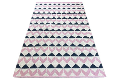 Moderne Kelim - Samak 05 Pink - German Carpet Shop