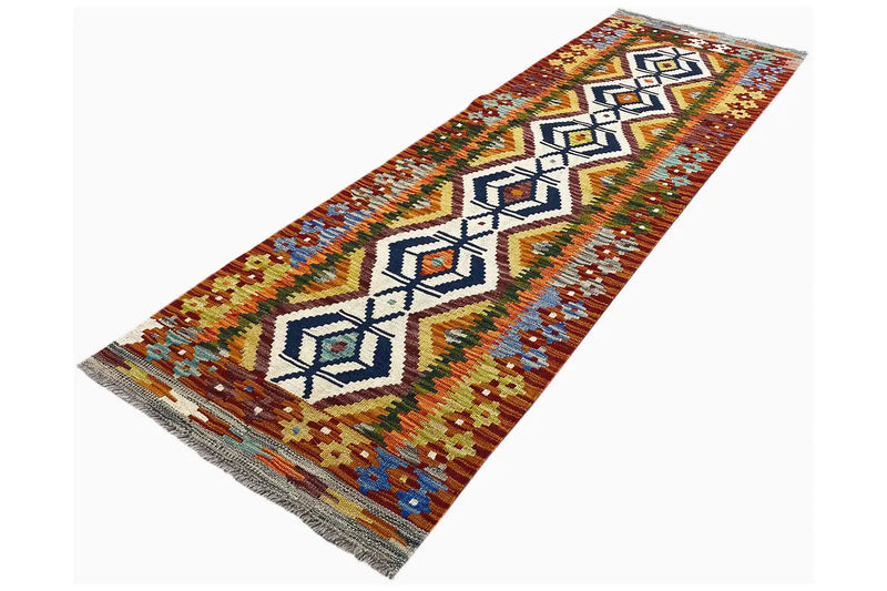 Kelim Afghan Läufer - (197x57cm) - German Carpet Shop