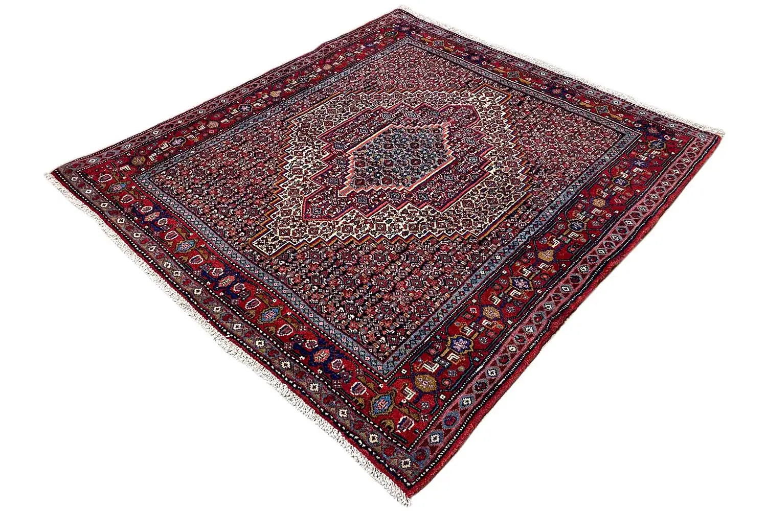  Hamadan Teppich - 8974957 (137x124cm) - Premium Teppich from German Carpet Shop - Just €310! Shop now at German Carpet Shop