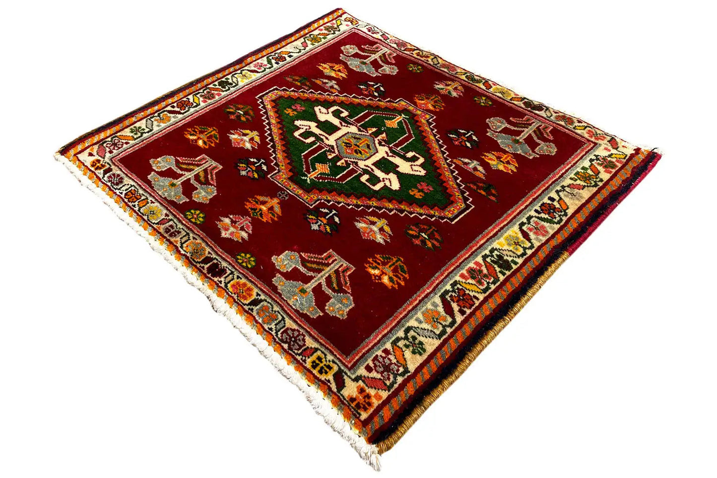 Poshti - Qashqai (62x57cm) - German Carpet Shop