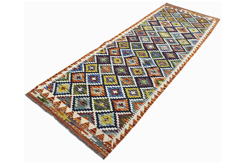Kelim Afghan Läufer - (198x66cm) - German Carpet Shop