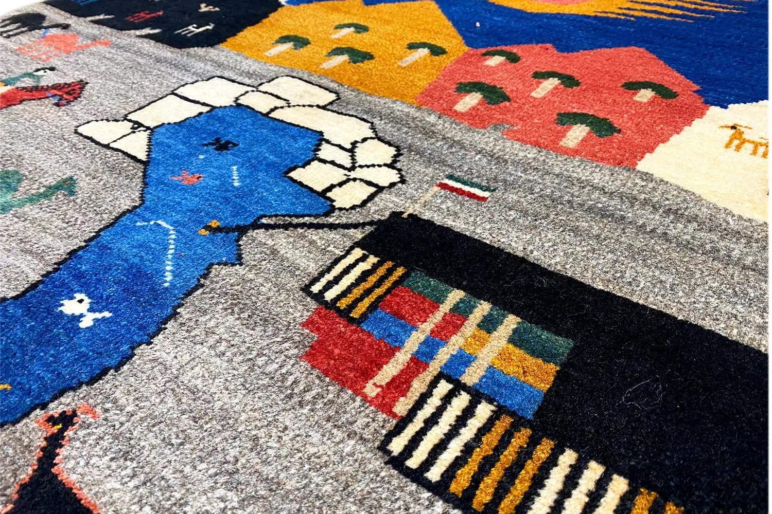 Gabbeh - (94x94cm) - German Carpet Shop