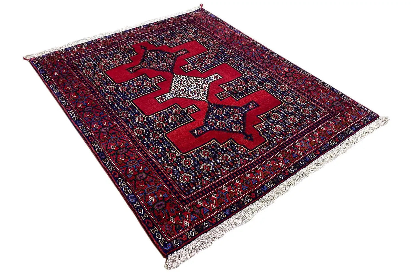  Hamadan Teppich - 8974962 (150x123cm) - Premium Teppich from German Carpet Shop - Just €319! Shop now at German Carpet Shop