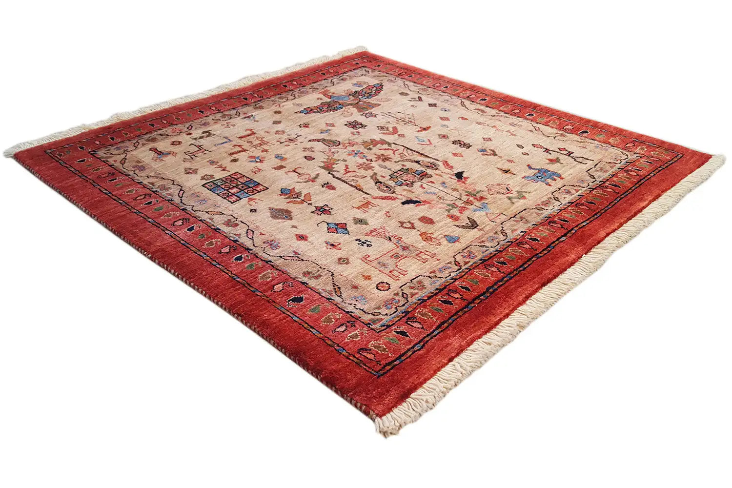 Qashqai Exklusiv (100x99cm) - German Carpet Shop