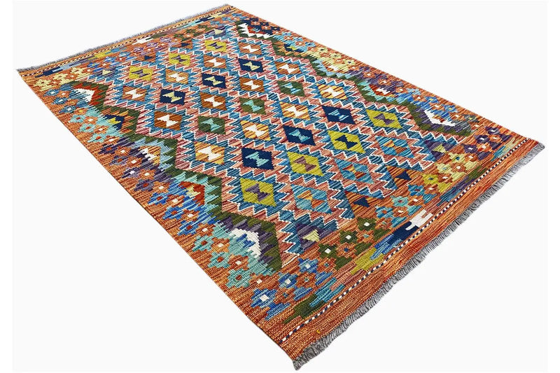 Kelim Afghan - (150x102cm) - German Carpet Shop