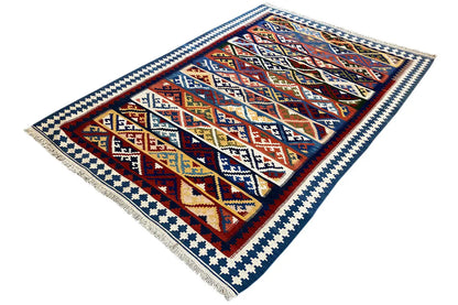  Kilim Qashqai  - 301885 (226x155 cm) - Premium Kelim from German Carpet Shop - Just €350! Shop now at German Carpet Shop