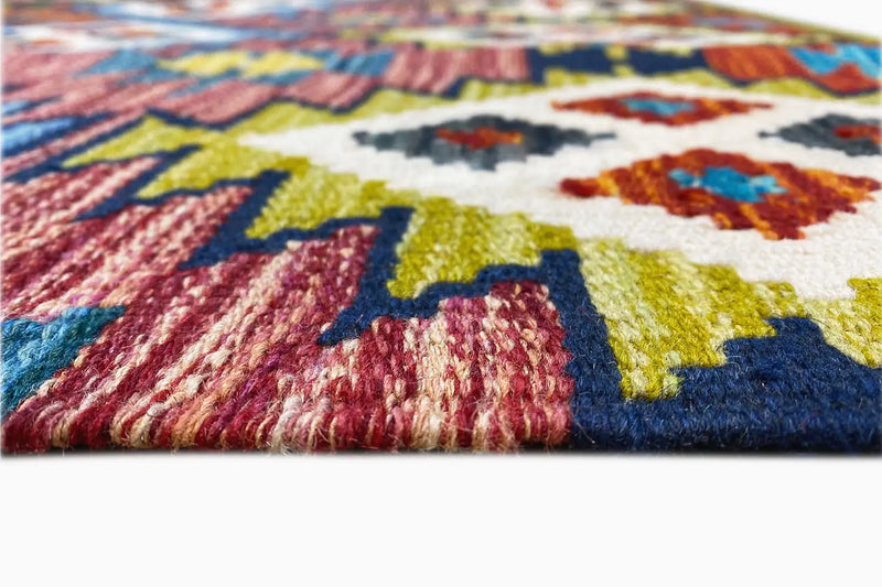 Kelim Afghan - (199x154cm) - German Carpet Shop
