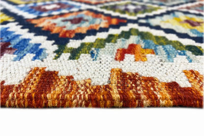 Kelim Afghan Läufer - (198x66 cm) - German Carpet Shop