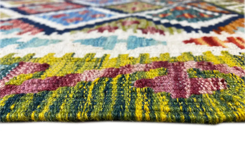 Kelim Afghan Läufer - (296x78cm) - German Carpet Shop
